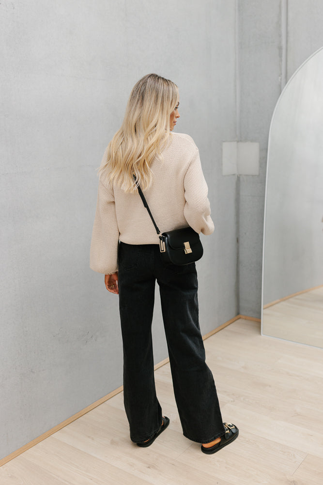 Matteo Knit Jumper - Sand