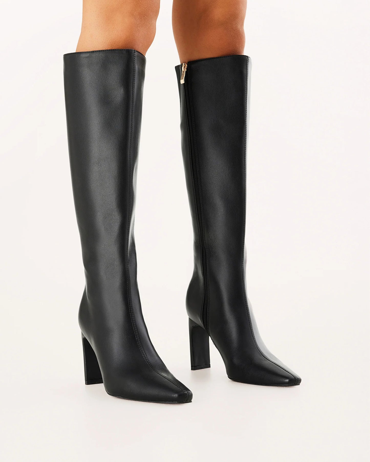 Yoshiko Knee High Boots - Black