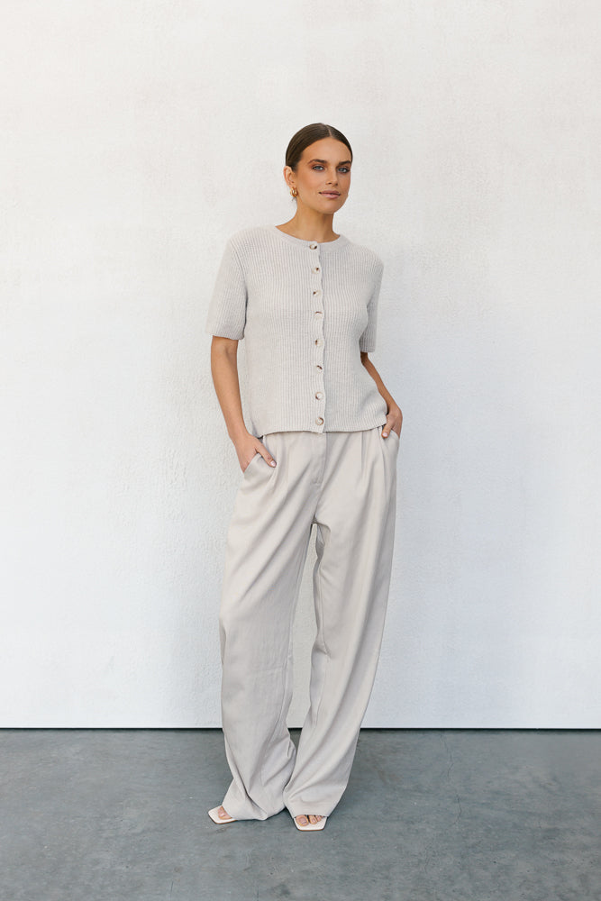 Yoko Cardigan - Dove Grey