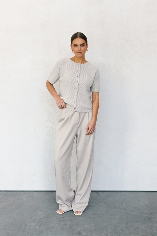 Yoko Cardigan - Dove Grey