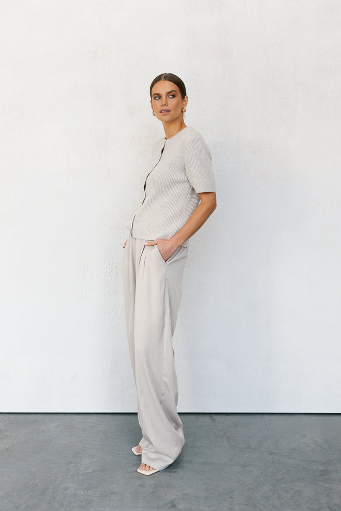 Yoko Cardigan - Dove Grey