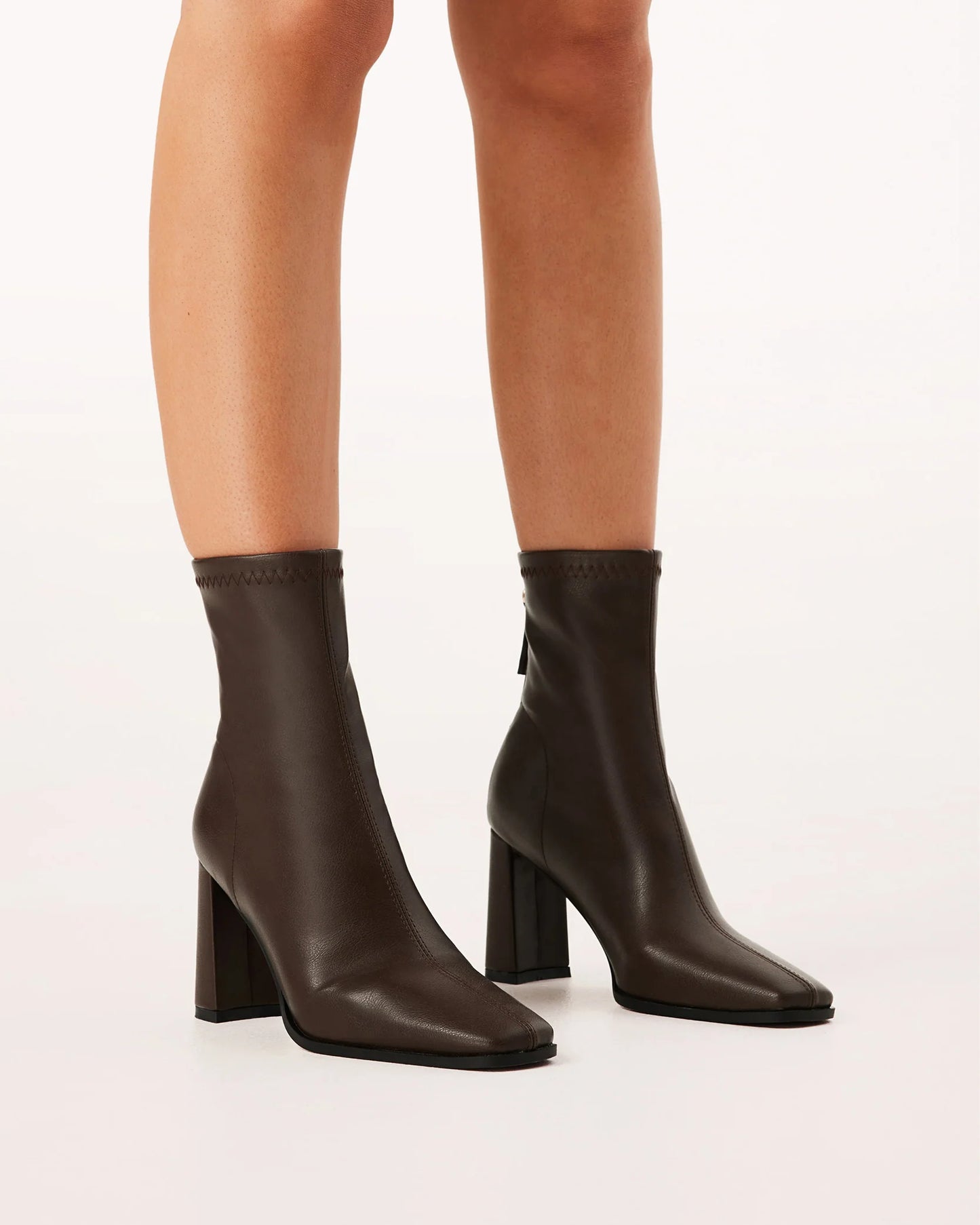 Zade Ankle Boots - Dark Chocolate Brown