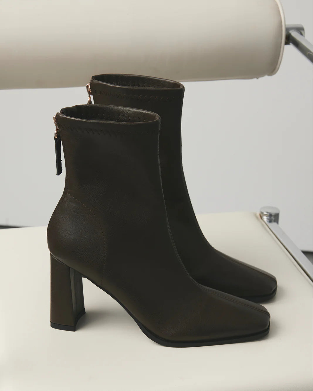 Zade Ankle Boots - Dark Chocolate Brown
