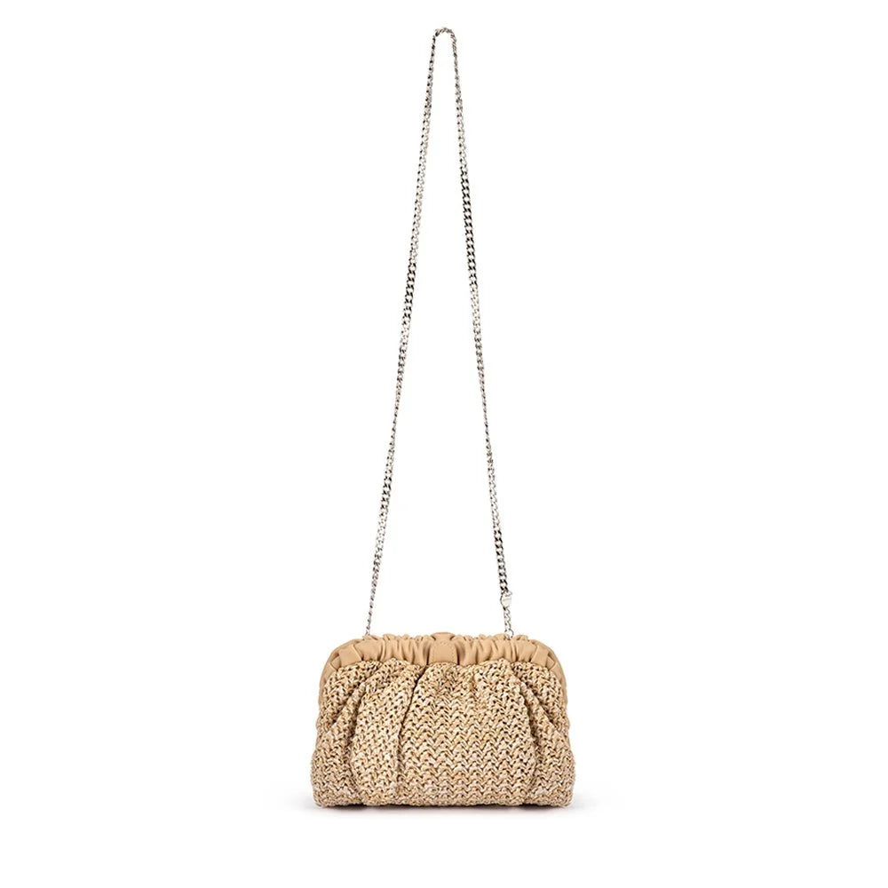Amalia Petite Clutch Natural