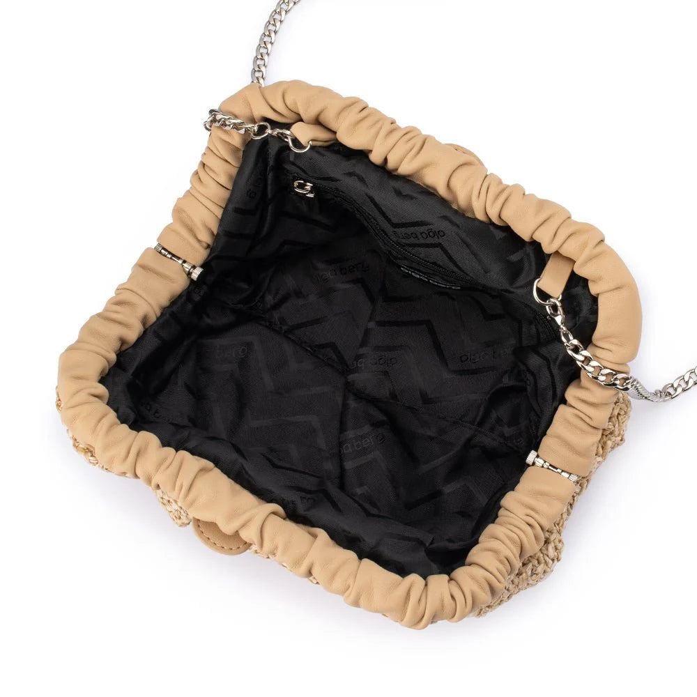 Amalia Petite Clutch Natural