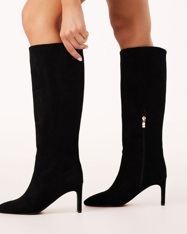 Antoinette Knee-high Boots Black