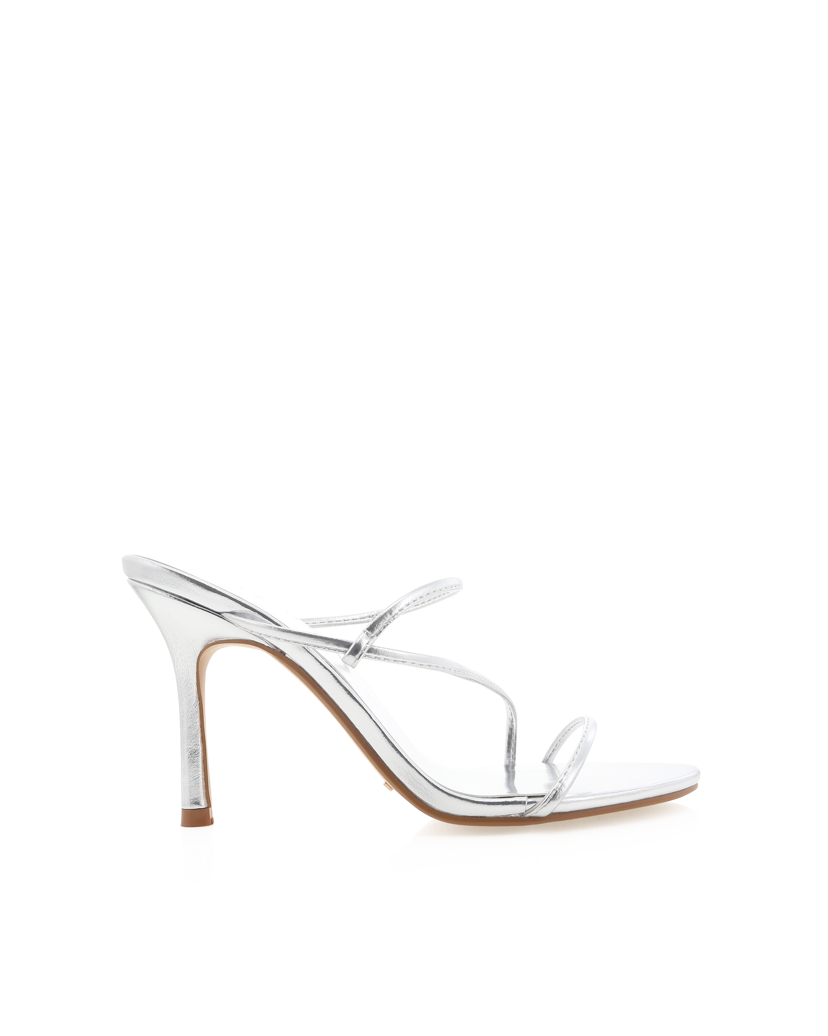 Ulrica Heels Silver Metallic