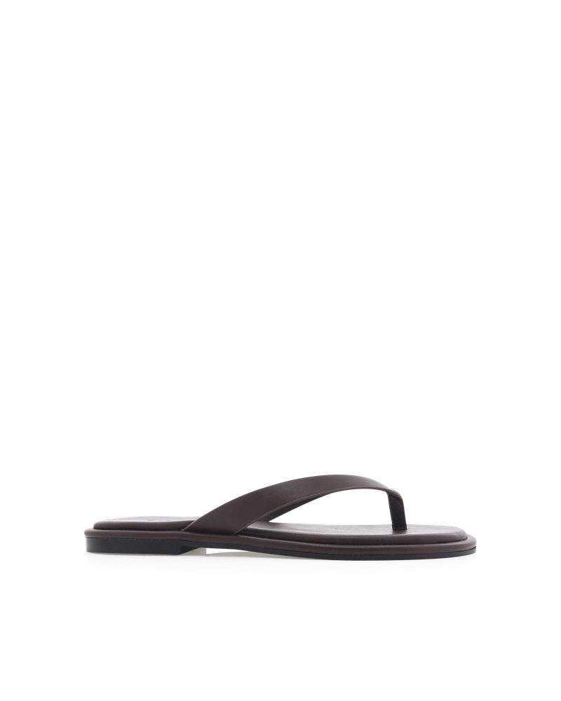 Beaux Thongs - Chocolate Brown