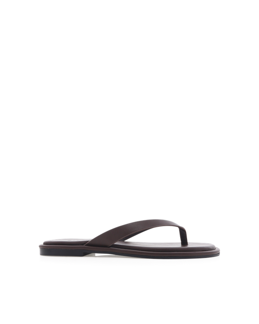 Beaux Thongs - Chocolate Brown
