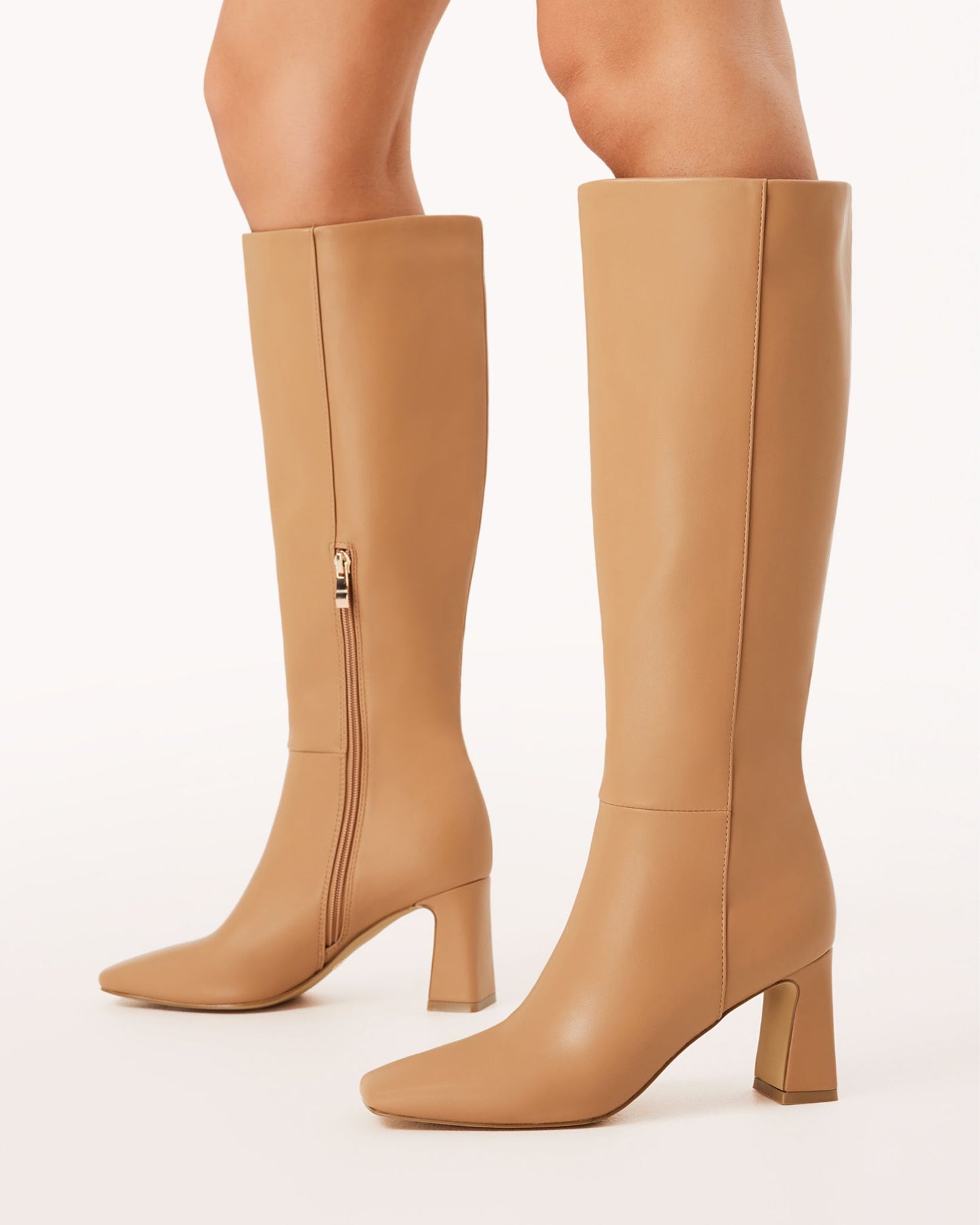 Blythe Knee-high Boots - Butterscotch Tan