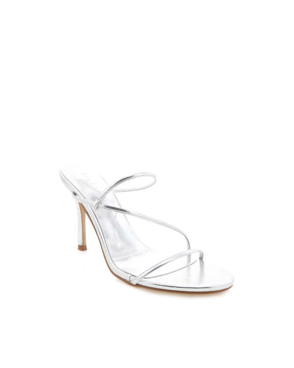 Ulrica Stiletto Heels - Silver Metallic