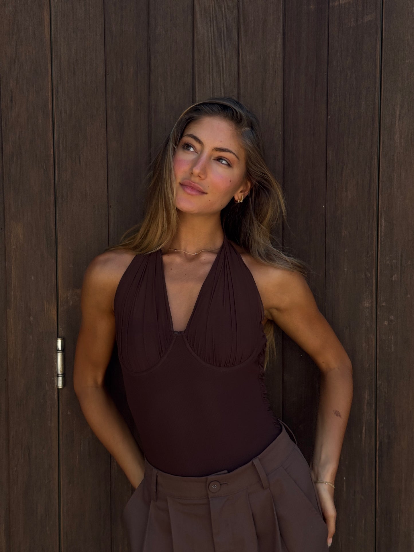 Keisha Bodysuit Chocolate