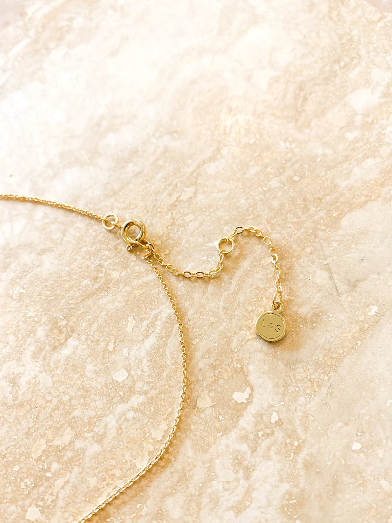 Theta Necklace - Gold