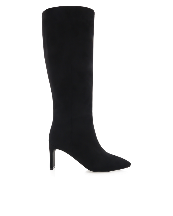 Antoinette Knee-high Boots - Black Suede