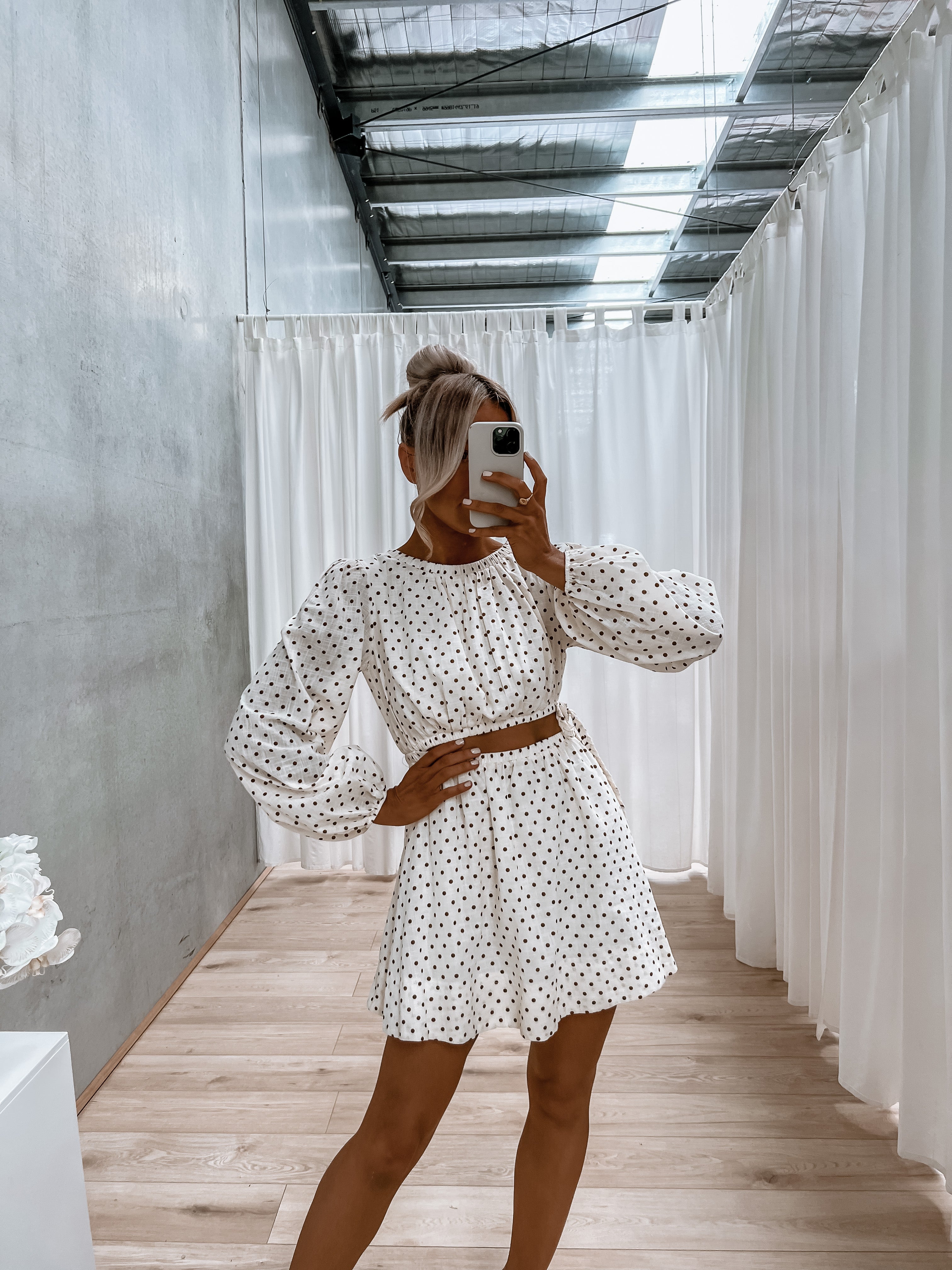 Paycie Dress Cream