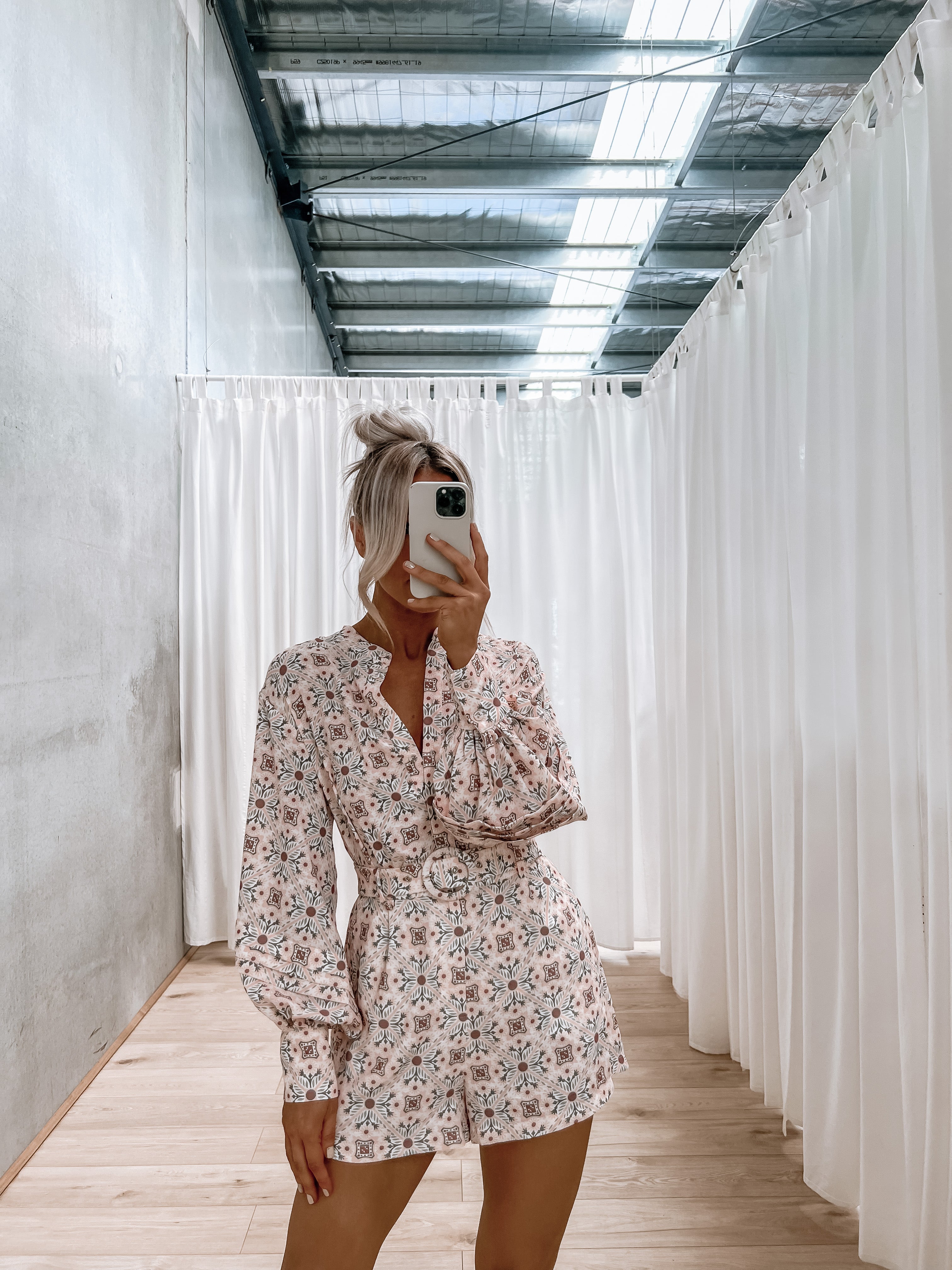 Mahlia Shorts Peach Tile