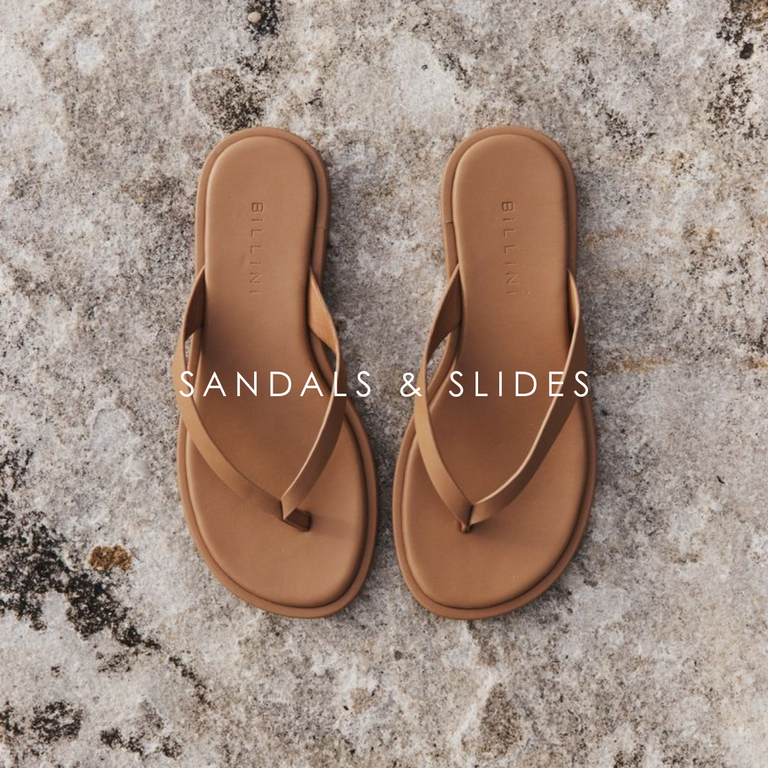 SANDALS + SLIDES