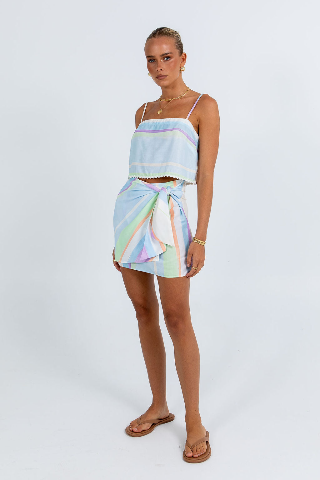 COMING SOON - Ioannina Mini Skirt - Virenne Print