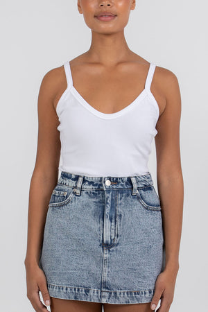 Lucy Denim Skort - Dark Mineral Wash