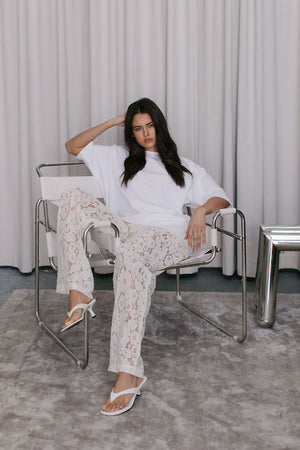 Ilsuo Pants - Cream Lace