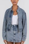 Lucy Denim Skort - Dark Mineral Wash