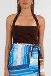 COMING SOON - Ioannina Mini Skirt - Paros Stripe