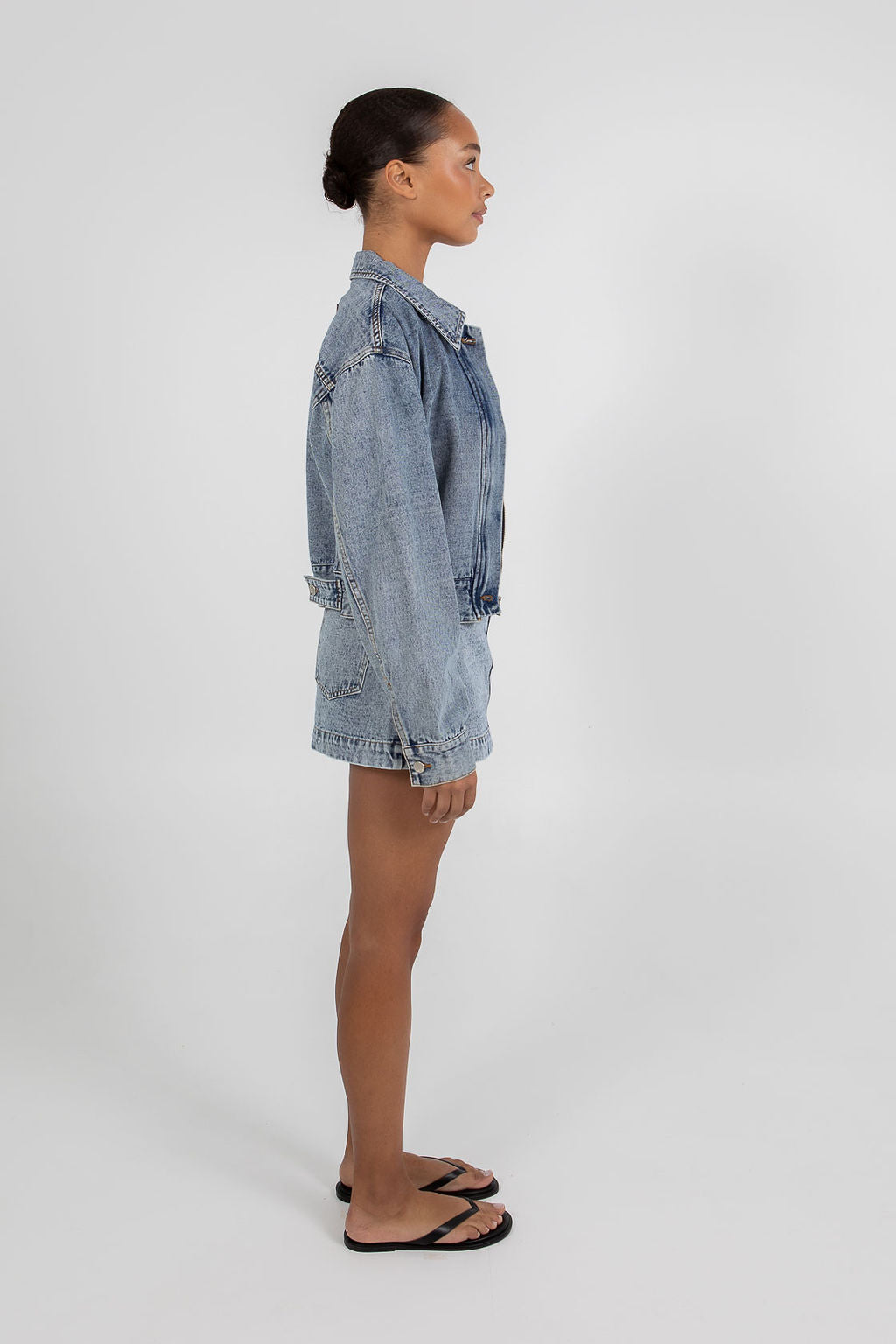 Vue Denim Jacket Dark Mineral Wash