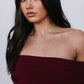 Fiora Maxi Dress - Burgundy Mesh