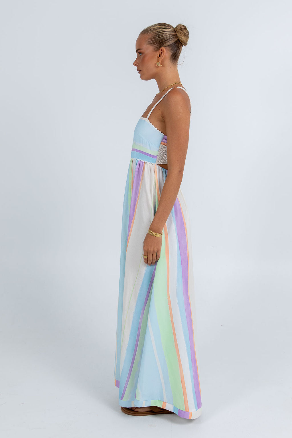 Palomae Maxi Dress Virenne Print