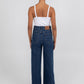 Carissa Wide Leg Jeans - Classic Blue