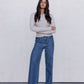 Flinn Knit Top - Oyster Grey