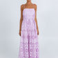 COMING SOON - Olara Maxi Dress - Lilac Sicily Lace