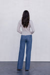 Flinn Knit Top - Oyster Grey