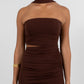Urja Maxi Dress - Chocolate Brown