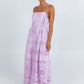 COMING SOON - Olara Maxi Dress - Lilac Sicily Lace