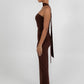 Urja Maxi Dress - Chocolate Brown