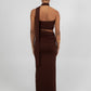 Urja Maxi Dress - Chocolate Brown