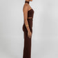 Urja Maxi Dress - Chocolate Brown