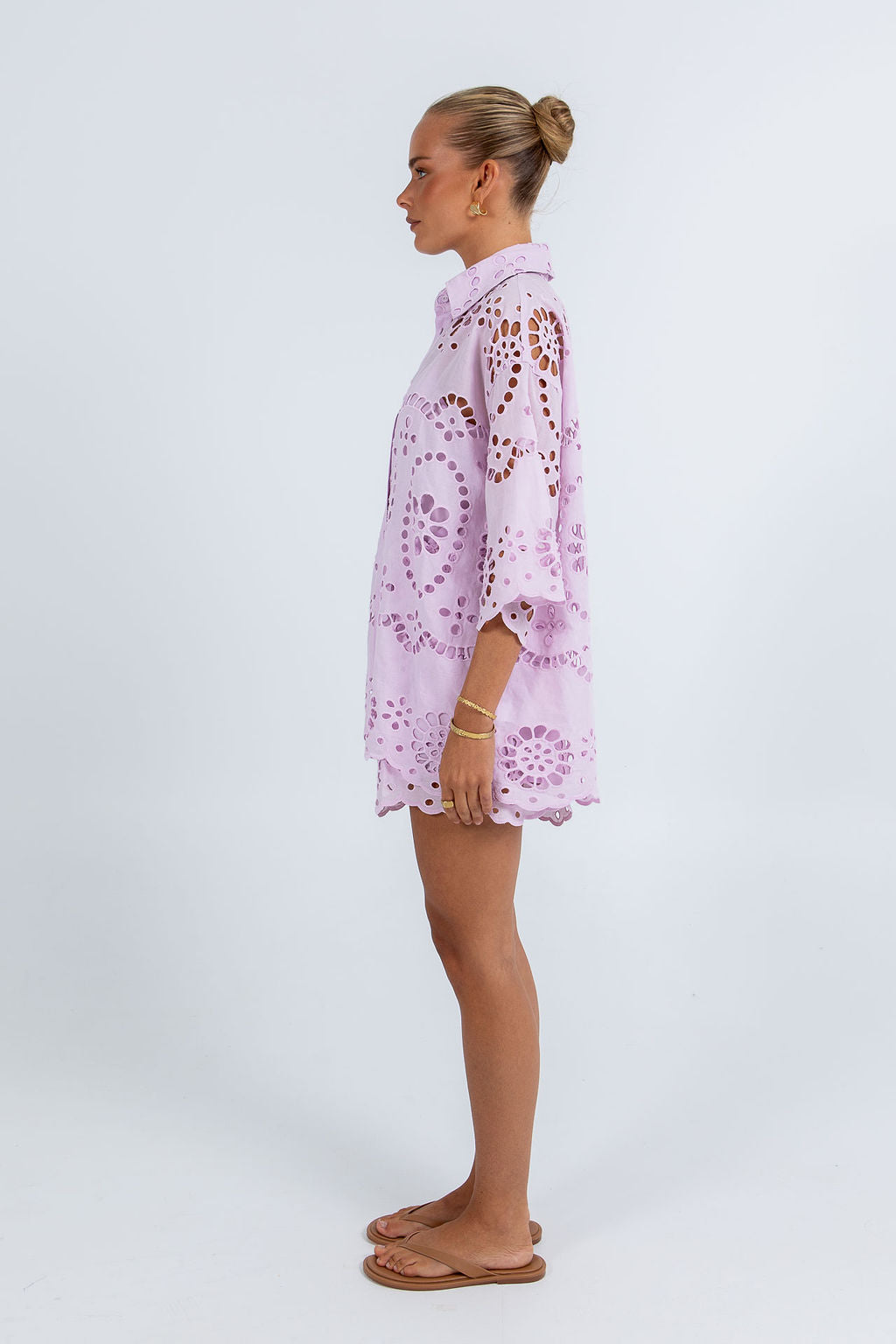 Immy Shirt Lilac Sicily Lace