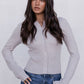 Flinn Knit Top - Oyster Grey