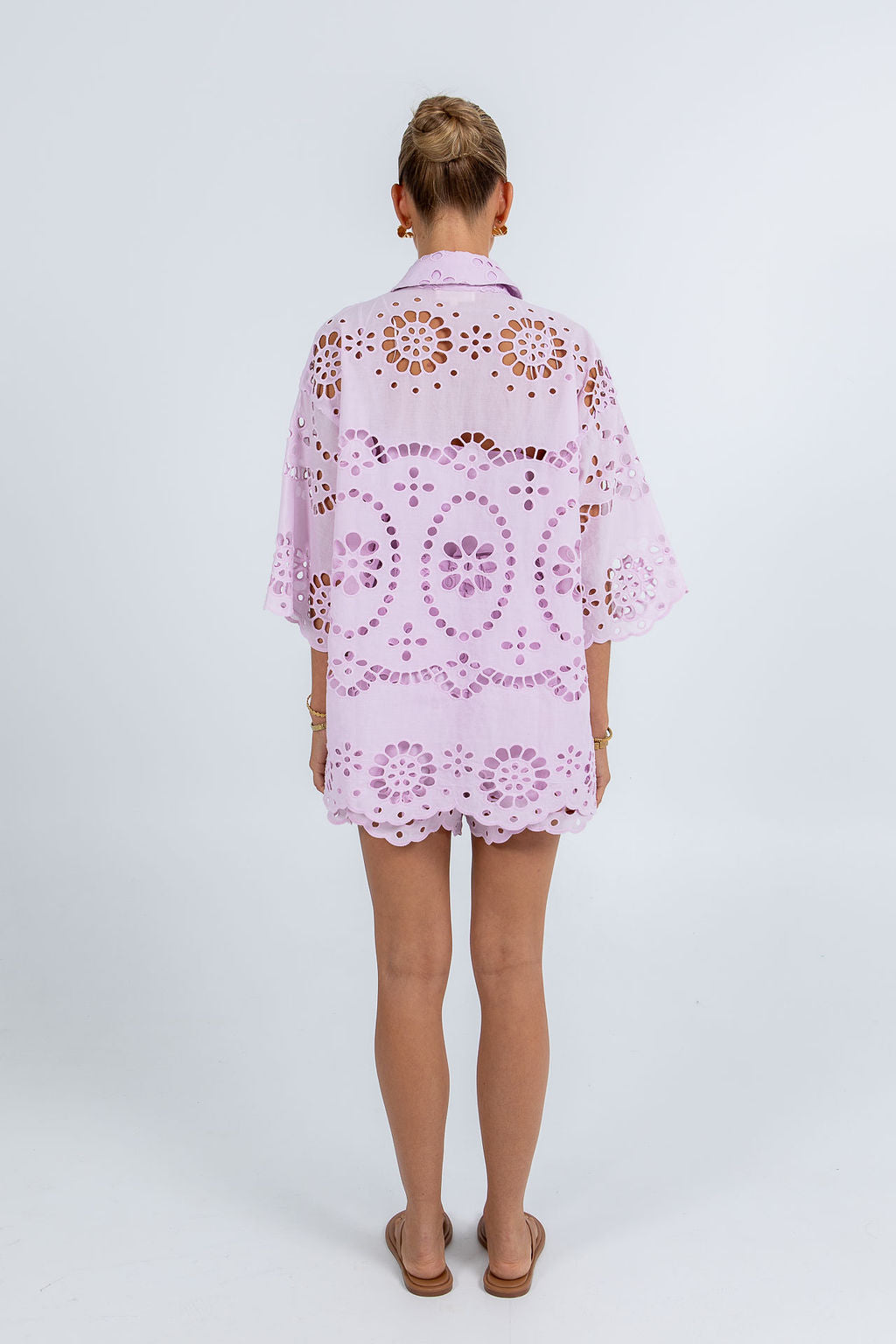 COMING SOON - Immy Shirt - Lilac Sicily Lace