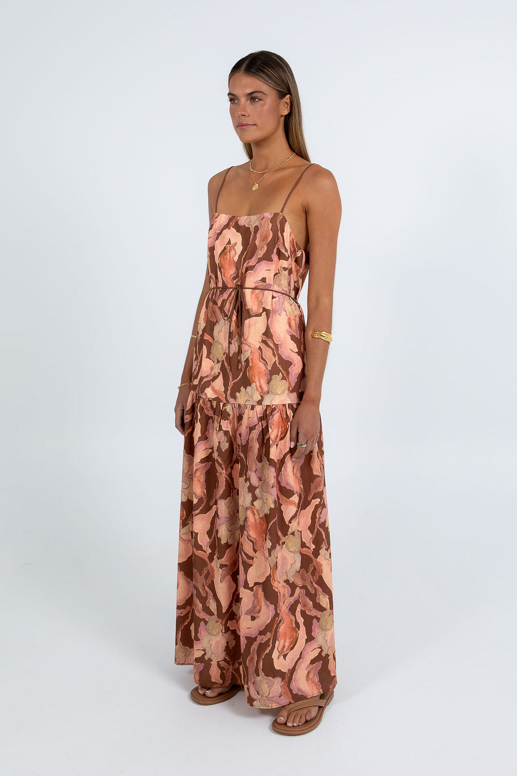 Olara Maxi Dress Daydream Print