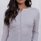 Flinn Knit Top - Oyster Grey