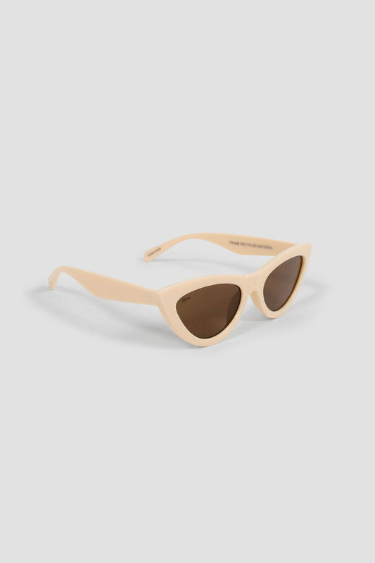 Kiss Kiss Sunglasses - Bone