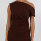 Brydie Mini Dress - Chocolate Brown