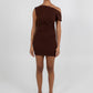 Brydie Mini Dress - Chocolate Brown
