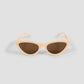 Kiss Kiss Sunglasses - Bone