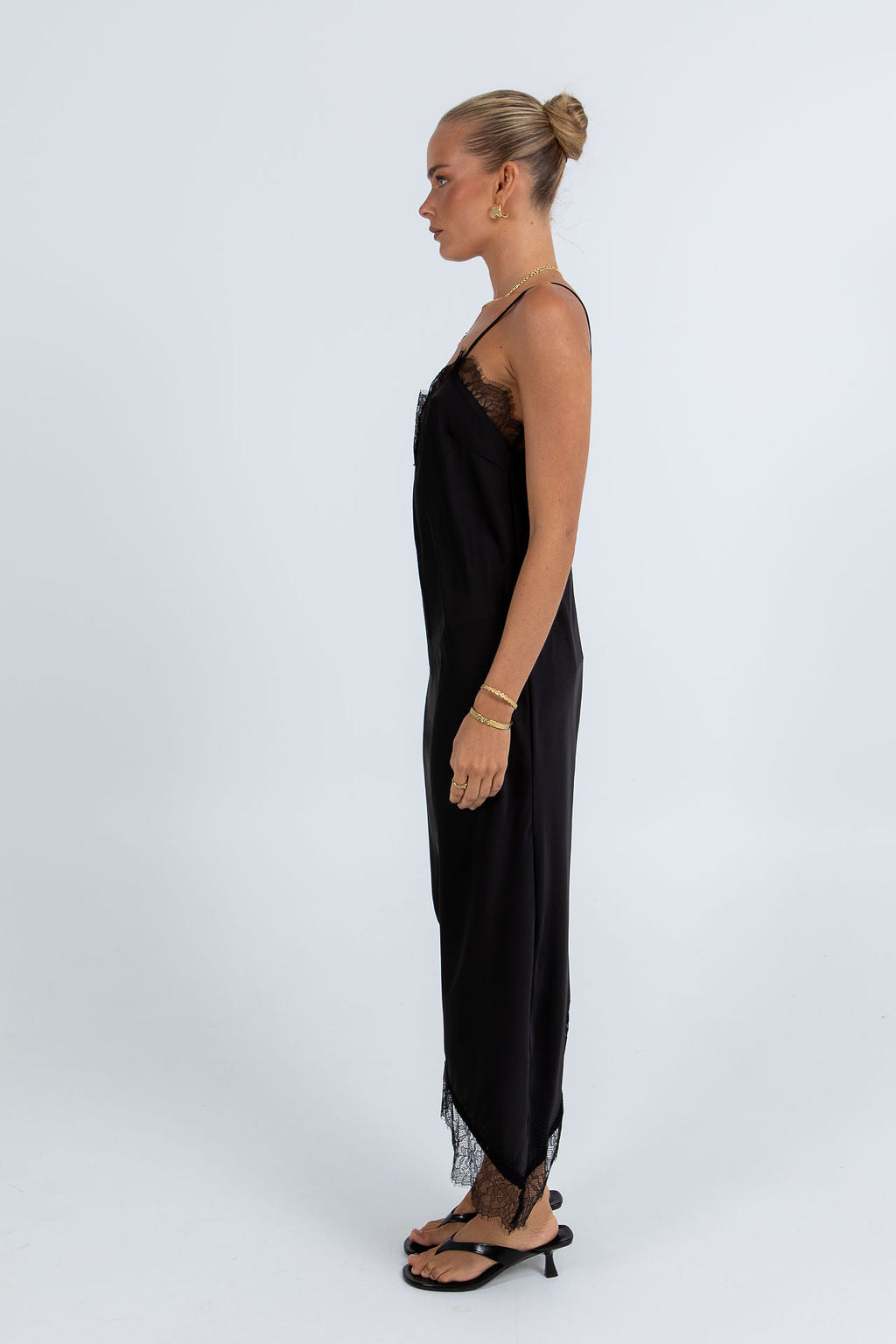 COMING SOON - Gratia Midi Dress - Black