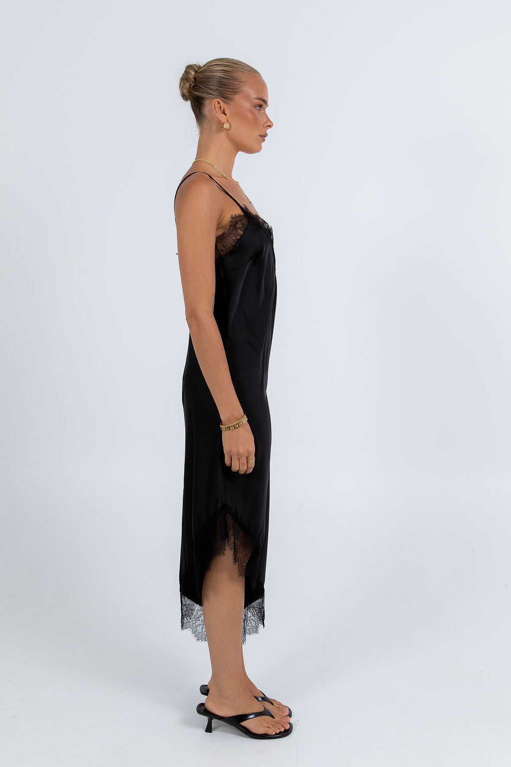 COMING SOON - Gratia Midi Dress - Black