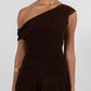 Xola Mini Dress - Chocolate Brown